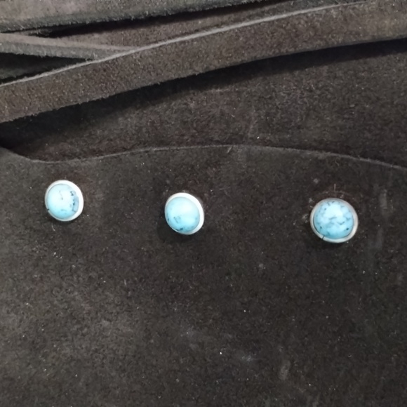 Vintage Handmade Leather Suede Purse - Picture 7 of 8